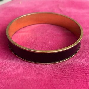 Vintage Black and Gold Bangle Bracelet